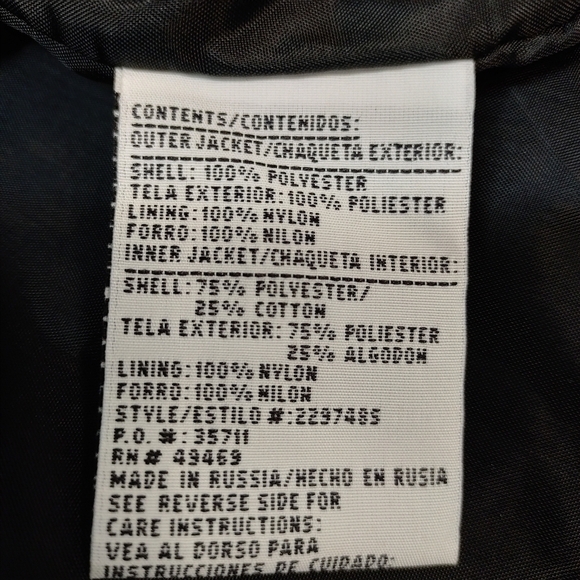 Mulberry Street Men's 3 In One Reversible Jacket Size M - Picture 16 of 16